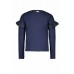 B.Nosy Girls t-shirt with big ruffles space blue Y109-5451
